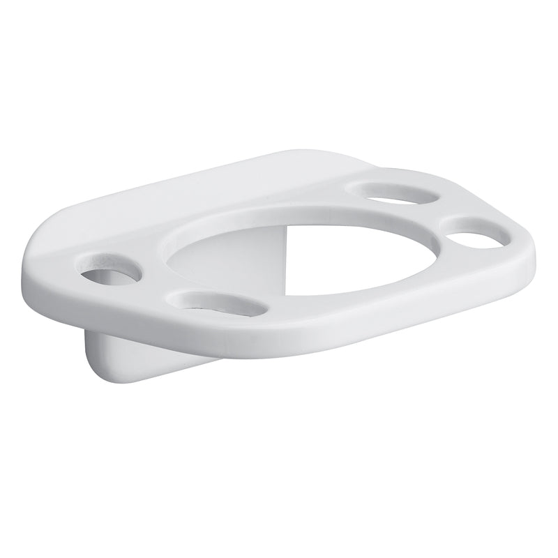 Soporte para cepillo de dientes/vaso de la colección Oakbrook en zinc fundido blanco