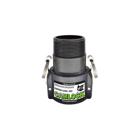 Green Leaf Camlock 2 in. Female X 2 in. D MNPT Polypropylene Coupler 1 pk