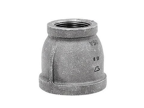 Anvil 3/8 in. FPT X 1/4 in. D FPT Black Malleable Iron Reducing Coupling