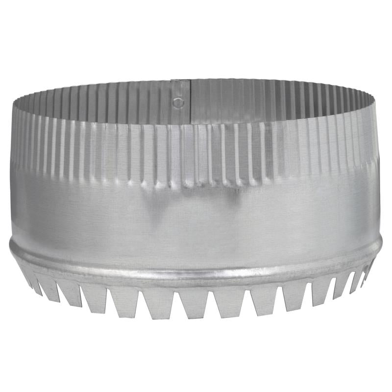Imperial 7 in. D 28 Ga. Galvanized Steel Round Starting Collar (Pack of 10)