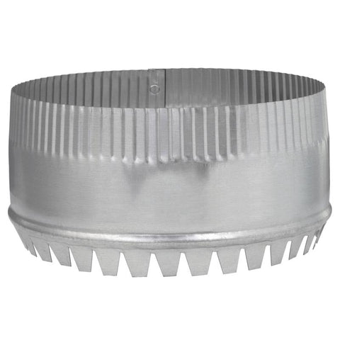 Imperial 7 in. D 28 Ga. Galvanized Steel Round Starting Collar (Pack of 10)