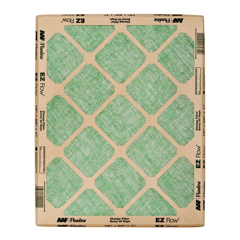 AAF Flanders EZ Flow Nested 20 in. W X 16 in. H X 1 in. Fiberglass 1 MERV Air Filter 1 pk (Pack of 24)
