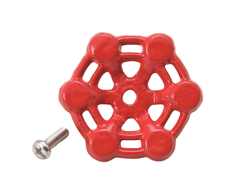 B&K Cast Iron Red Wheel Handle 1 pc (Pack of 5)