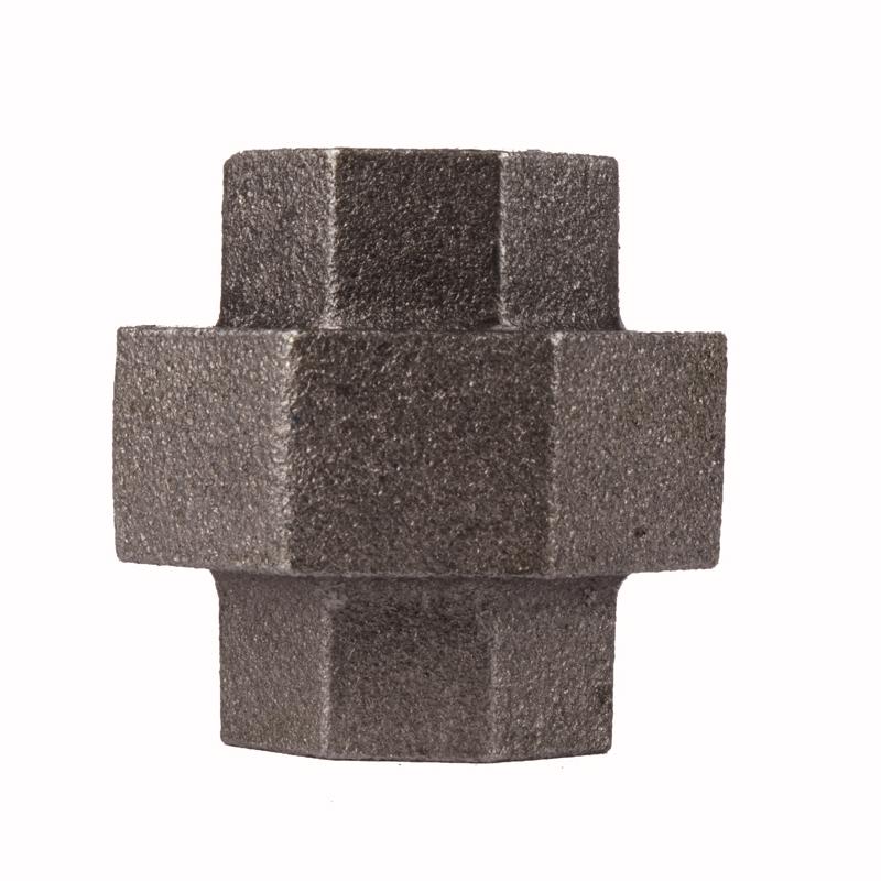 STZ Industries 1/2 in. FIP each X 1/2 in. D FIP Black Malleable Iron Union (Pack of 5)