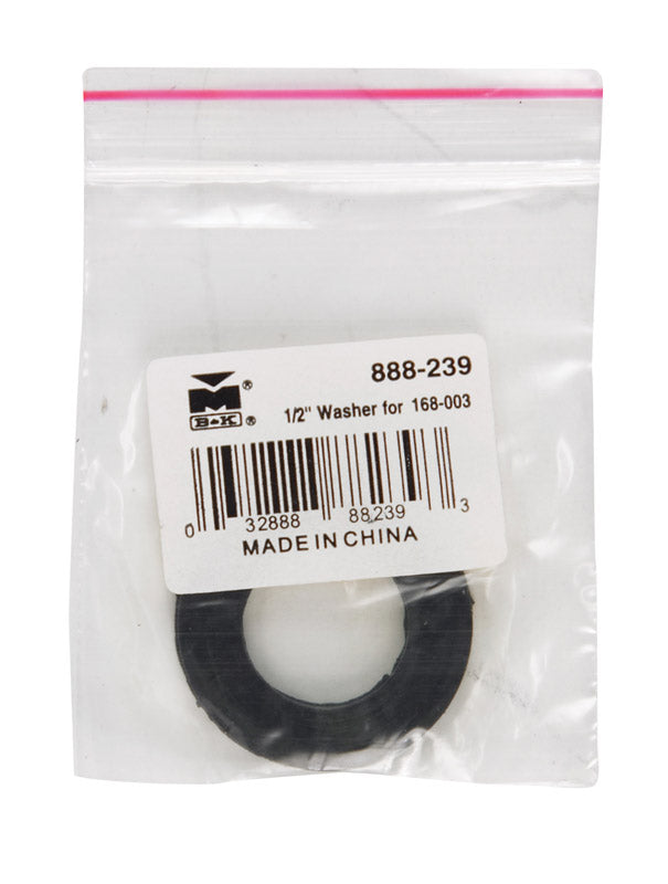 B&K Mueller 1/2 in. D Rubber Dielectric Union Washer 5 (Pack of 5)