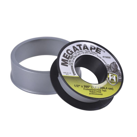 Hercules Megatape Gray 1/2 in. W X 260 in. L PTFE Tape (Pack of 30)