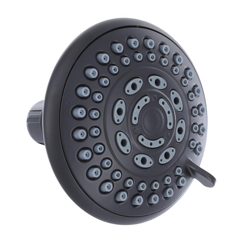 Danco Matte Black ABS 5 settings Showerhead 1.8 gpm