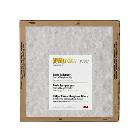Filtrete 24 in. W X 24 in. H X 1 in. Synthetic 2 MERV Flat Panel Filter 2 pk (Pack of 24)