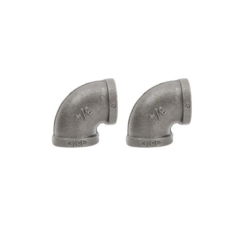 STZ Industries 3/4 in. FIP each X 3/4 in. D FIP Black Malleable Iron 90 Degree Elbow