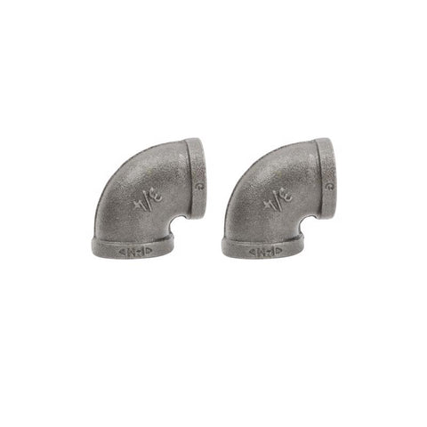 STZ Industries 3/4 in. FIP each X 3/4 in. D FIP Black Malleable Iron 90 Degree Elbow