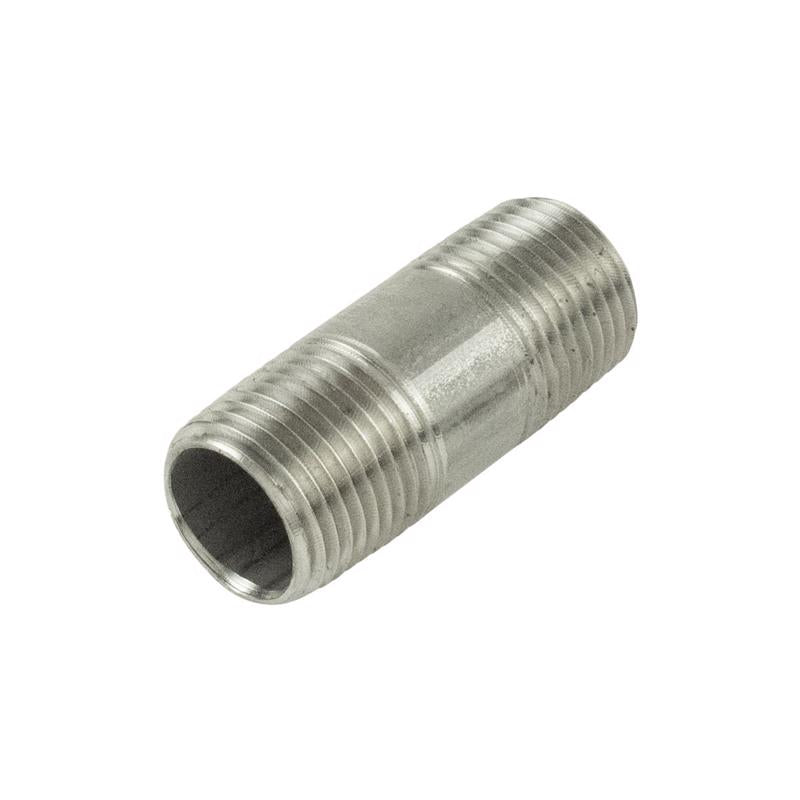 BK Products Proline 3/8 in. MIP in. X 3/8 in. D MIP Stainless Steel 1-1/2 in. L Nipple