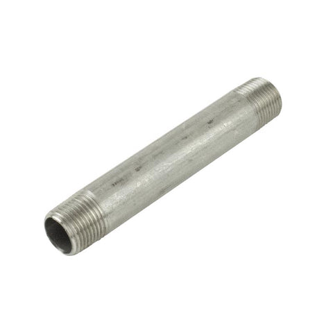 BK Products Proline 3/8 in. MIP in. X 3/8 in. D MIP Stainless Steel 5 in. L Nipple