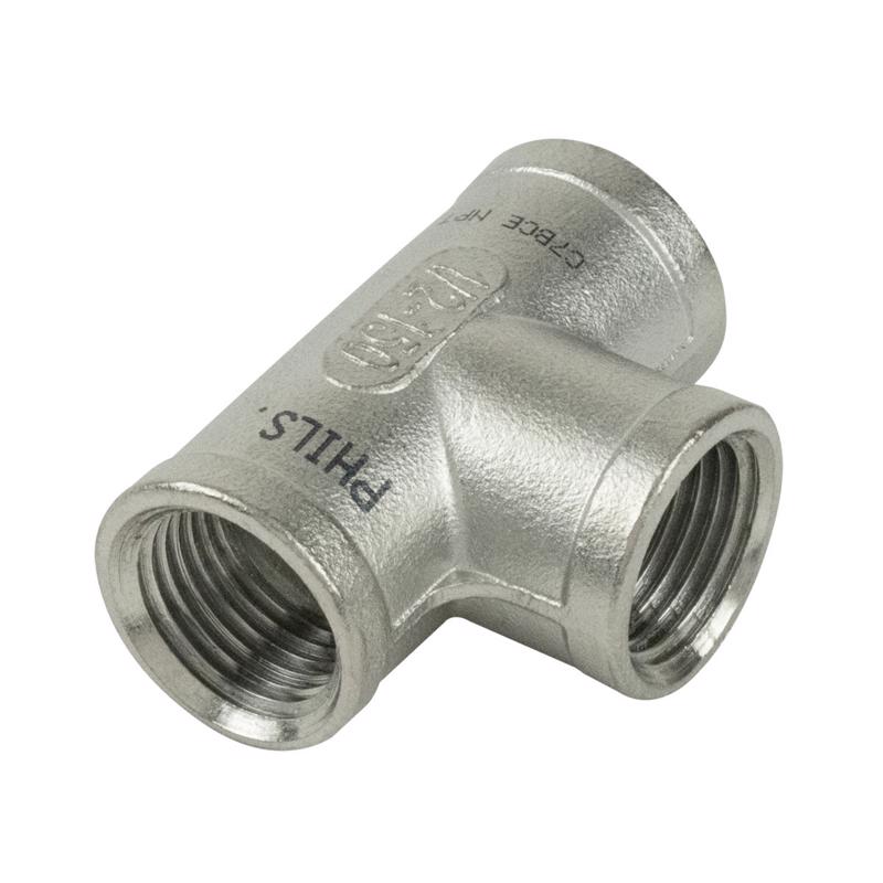 BK Products Proline 1/2 in. FIP in. X 1/2 in. D FIP 1/2 in. D FIP Stainless Steel 4 in. L Tee