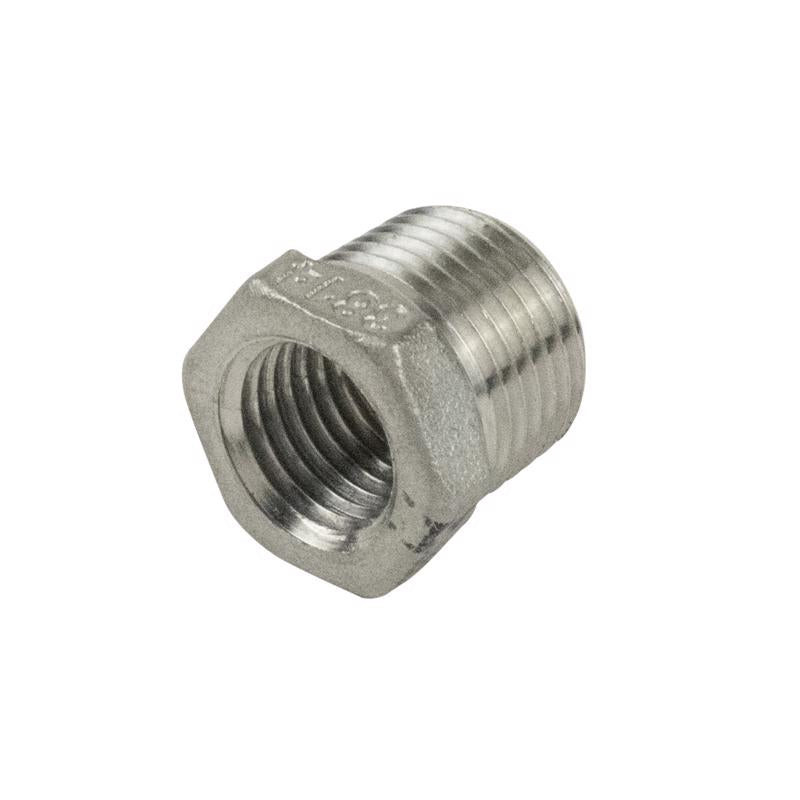 BK Products Proline 1/2 in. MIP in. X 3/8 in. D FIP Stainless Steel 4 in. L Adapter Bushing