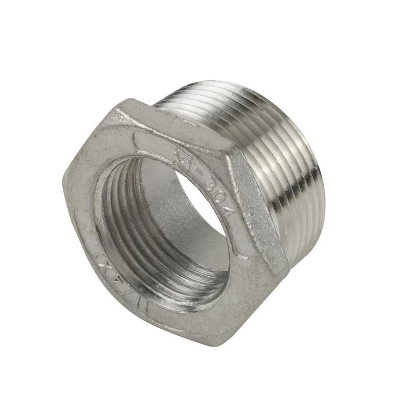 BK Products Proline 1-1/4 in. MIP in. X 3/4 in. D FIP Stainless Steel 5.5 in. L Adapter Bushing