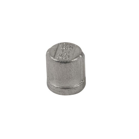 BK Products Proline 1/4 in. FIP in. Stainless Steel 0.75 in. L Cap