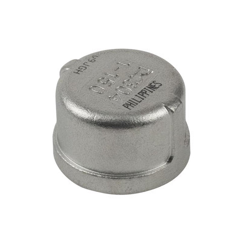 BK Products Proline 1/2 in. FIP in. Stainless Steel 4 in. L Cap