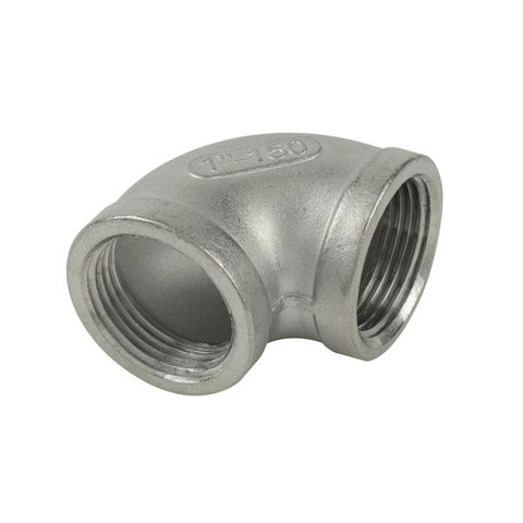 B&K Proline 1-1/4 in. FIP X 1-1/4 in. D FIP Stainless Steel 90 Degree Elbow