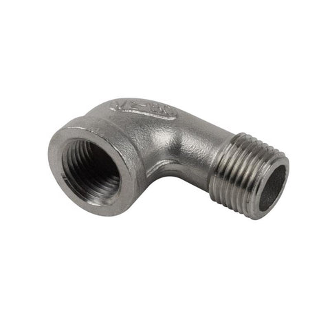 B&K Proline 1/2 in. MIP X 1/2 in. D FIP Stainless Steel 90 Degree Street Elbow