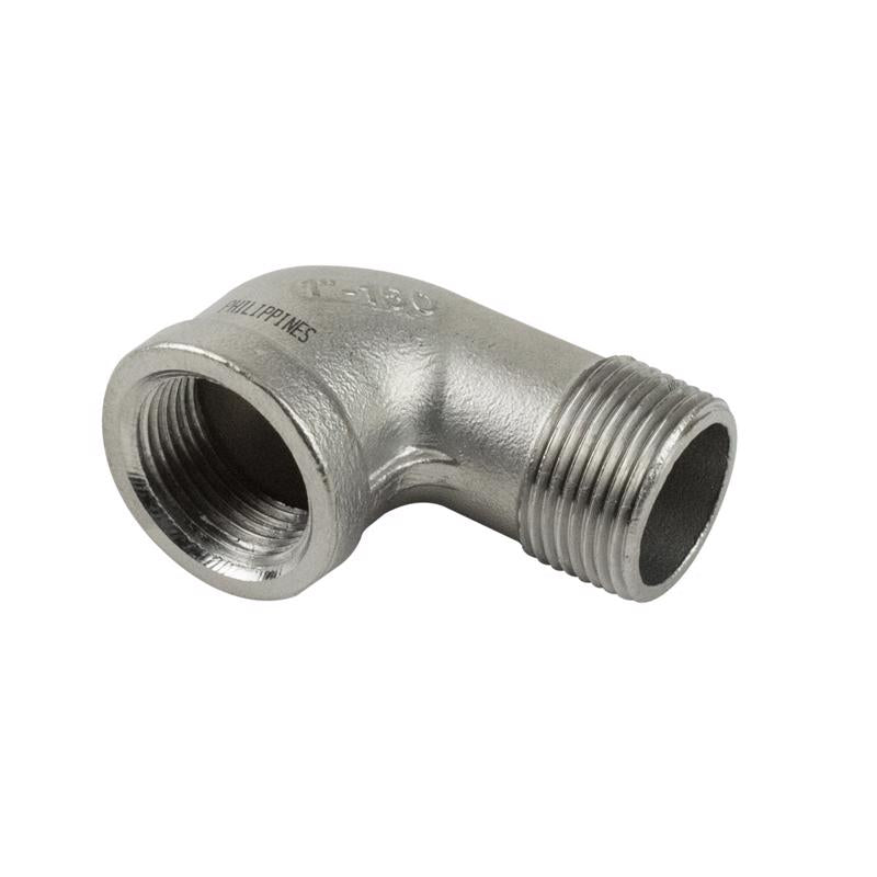 B&K Proline 3/4 in. MIP X 3/4 in. D FIP Stainless Steel 90 Degree Street Elbow