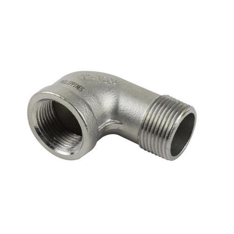 B&K Proline 1-1/4 in. MIP X 1-1/4 in. D FIP Stainless Steel 90 Degree Street Elbow
