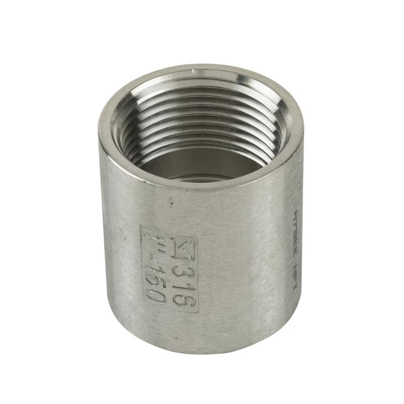 Acoplamiento de acero inoxidable BK Products Proline de 1 pulg. FIP intr. x 1 pulg. FIP extr.