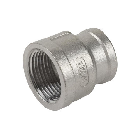 B&K Proline 1-1/4 in. FIP X 1 in. D FIP Stainless Steel Reducing Coupling