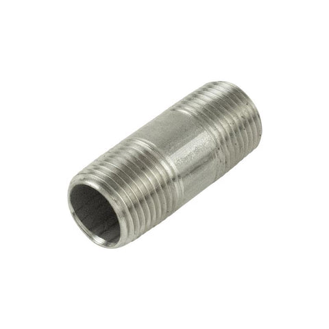 B&K Proline 1-1/4 in. MIP X 1-1/4 in. D MIP Stainless Steel 2 in. L Nipple