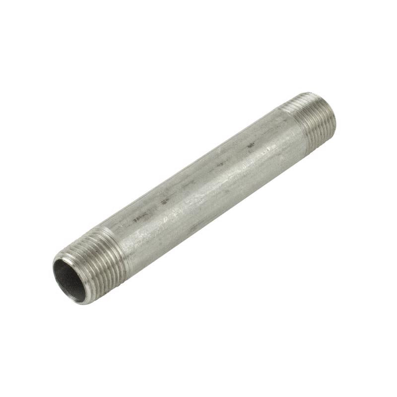 B&K Proline 1-1/4 in. MIP X 1-1/4 in. D MIP Stainless Steel 6 in. L Nipple