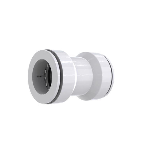 Acoplamiento recto de plástico Keeney Insta Plumb de 1-1/2 pulg. D