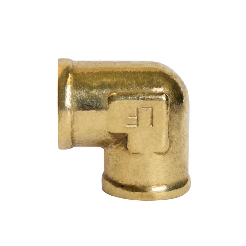 ATC 1/2 in. FPT X 3/8 in. D FPT Brass 90 Degree Elbow (Pack of 5)