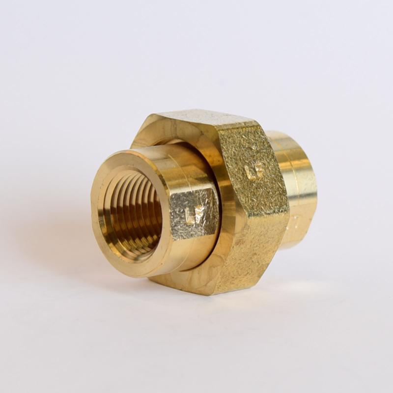ATC 1/2 in. FPT X 1/2 in. D FPT Yellow Brass Union (Pack of 5)