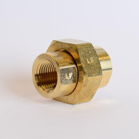 ATC 1/2 in. FPT X 1/2 in. D FPT Yellow Brass Union (Pack of 5)