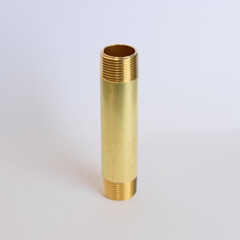 ATC 3/4 in. MPT X 3/4 in. D MPT Yellow Brass Nipple 4-1/2 in. L (Pack of 5)