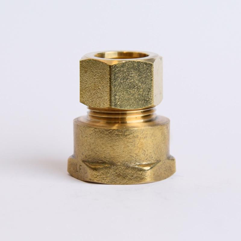 ATC 5/8 in. Compression X 3/4 in. D FPT Brass Coupling (Pack of 5)