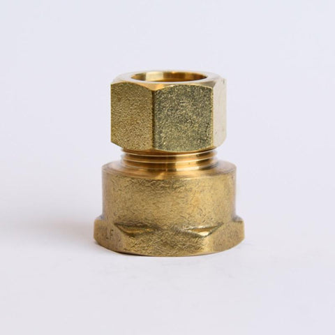 ATC 5/8 in. Compression X 3/4 in. D FPT Brass Coupling (Pack of 5)