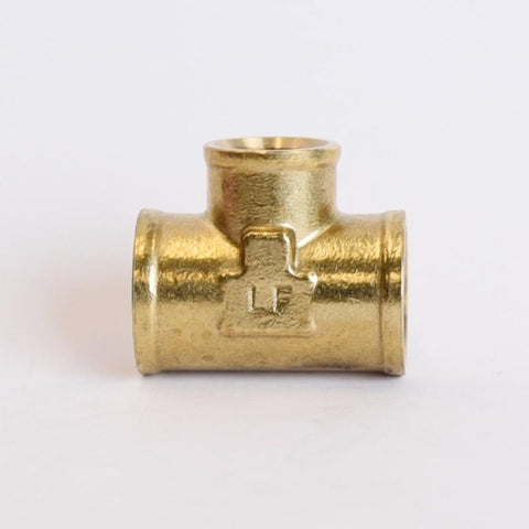 ATC 3/8 in. FPT X 3/8 in. D FPT Brass Tee (Pack of 5)