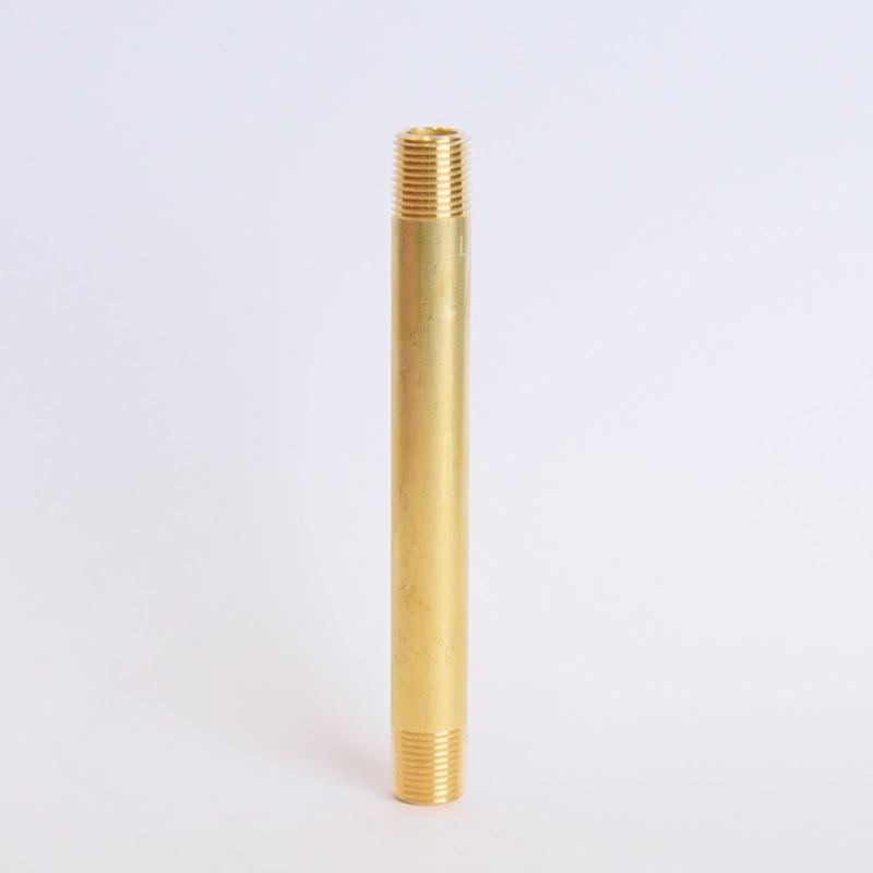 ATC 1/8 in. MPT X 1/8 in. D MPT Yellow Brass Nipple 3-1/2 in. L (Pack of 5)