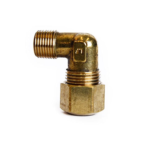 ATC 5/16 in. Compression X 1/8 in. D MPT Brass 90 Degree Street Elbow (Pack of 5)