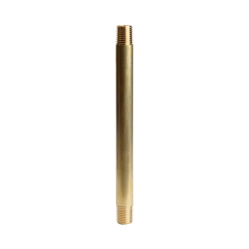 ATC 1/4 in. MPT X 1/4 in. D MPT Yellow Brass Nipple 6 in. L (Pack of 5)