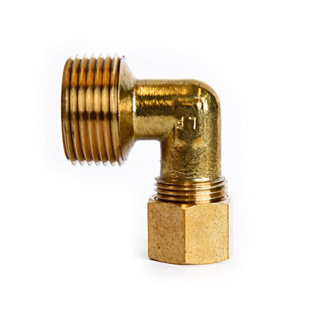 ATC 1/2 in. Compression X 3/4 in. D MPT Brass 90 Degree Street Elbow (Pack of 5)