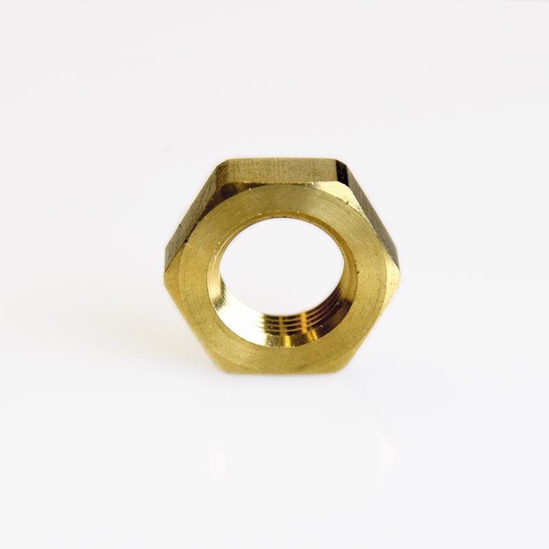 ATC Pipe Lock Nut 3/8 in. Yellow Brass 1 pc (Pack of 5)