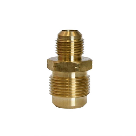 ATC 3/4 in. Flare X 1/2 in. D Flare Yellow Brass Union (Pack of 5)