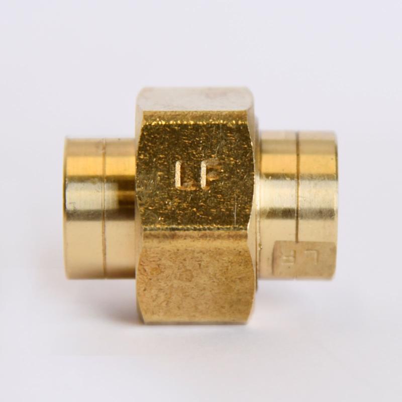 ATC 1/4 in. FPT X 1/4 in. D FPT Yellow Brass Union (Pack of 5)