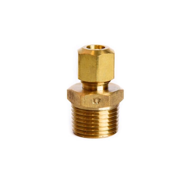 ATC 1/4 in. Compression X 3/8 in. D MPT Brass Connector (Pack of 5)