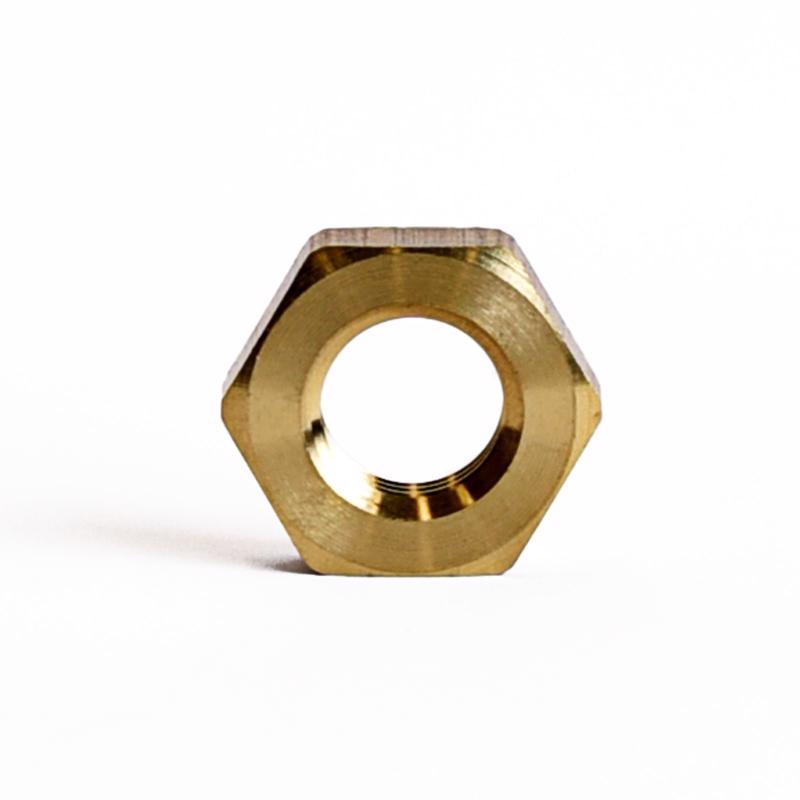 ATC Pipe Lock Nut 1/4 in. Yellow Brass 1 pc (Pack of 5)