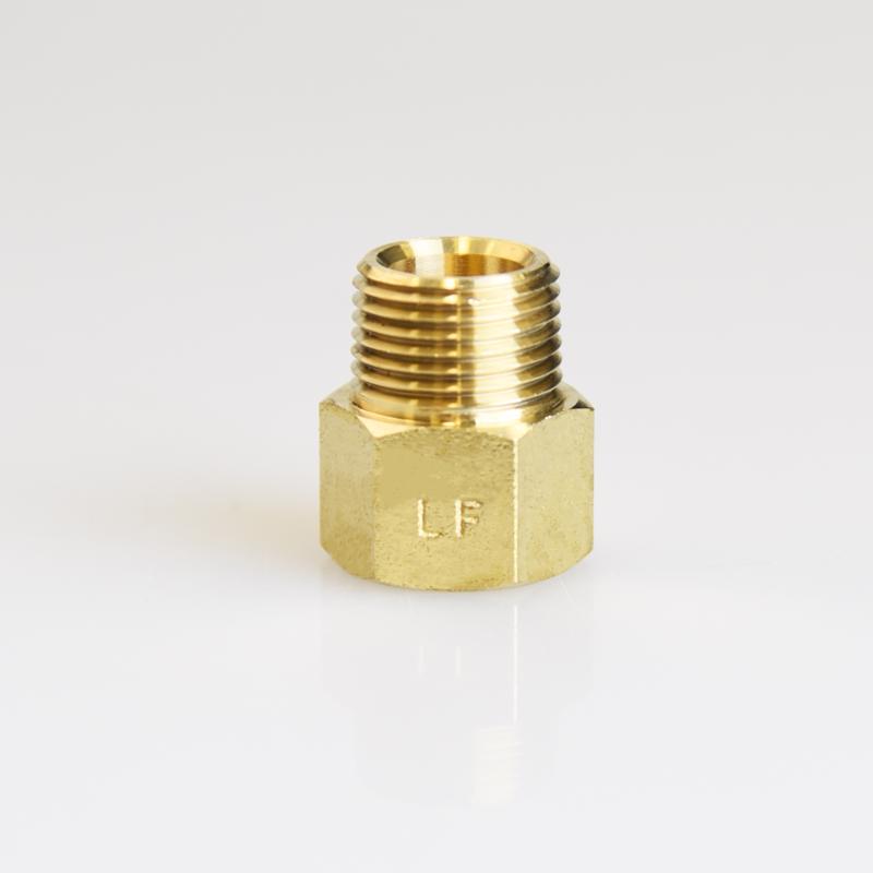 ATC 3/8 in. FPT X 3/8 in. D MPT Brass Reducing Coupling (Pack of 5)