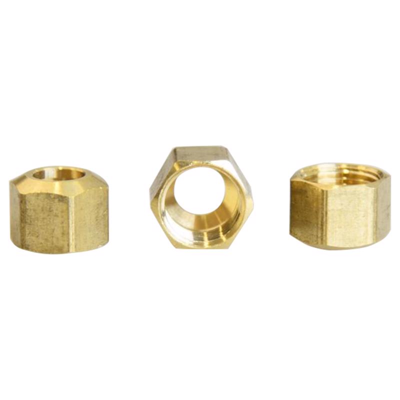 ATC 5/16 in. Compression X 5/16 in. D Compression Brass Nut (Pack of 5)