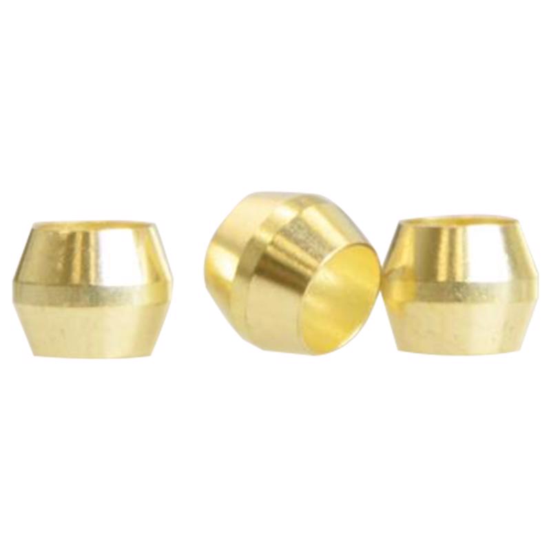 ATC 3/16 in. Compression X 3/16 in. D Compression Brass Sleeve (Pack of 5)