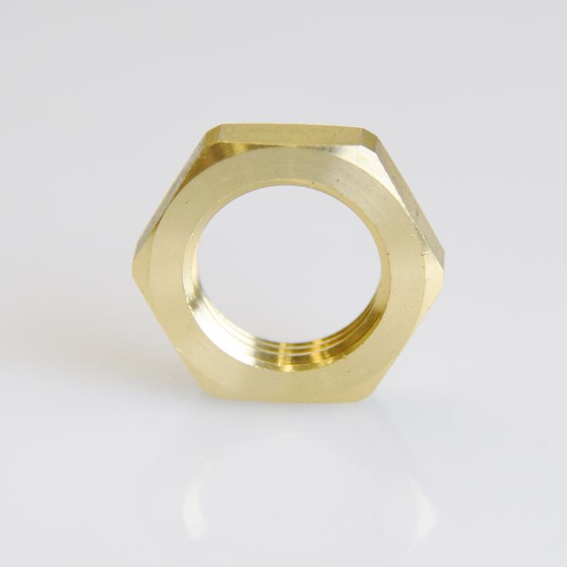 ATC Pipe Lock Nut 1/2 in. Yellow Brass 1 pc (Pack of 5)